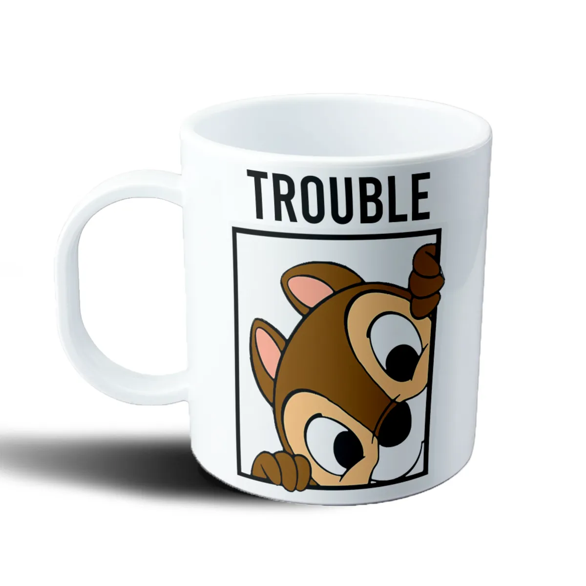 Taza de Plástico Chip y Dale Trouble - vista 2