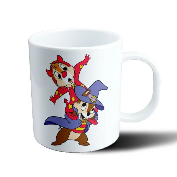 Taza de Plástico Chip y Dale Mago y Hechicero