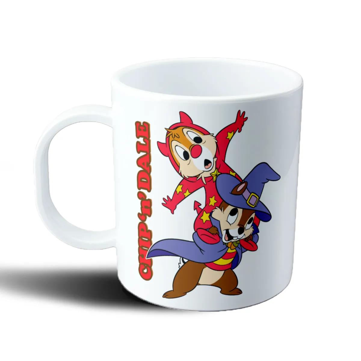 Taza de Plástico Chip y Dale Mago y Diablo - vista 2