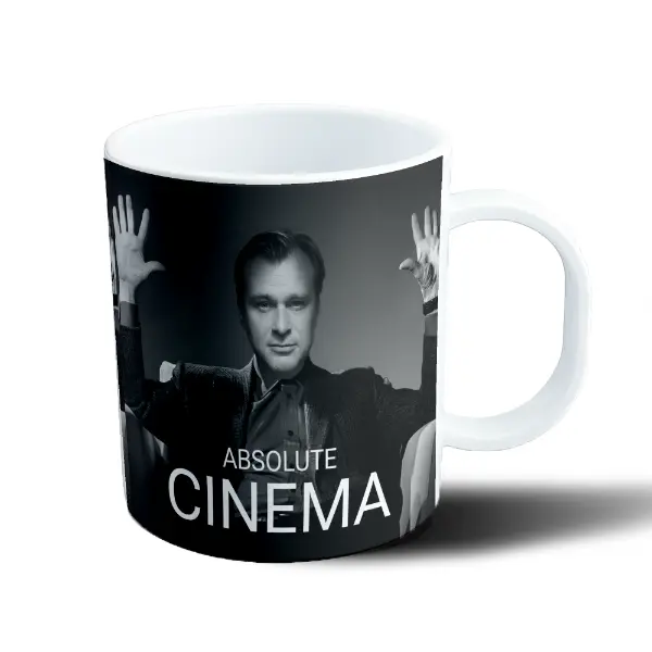 Taza de Plástico Christopher Nolan Absolute Cinema