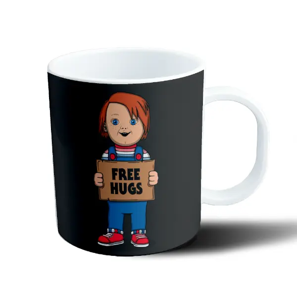 Taza de Plástico Chucky Free Hugs
