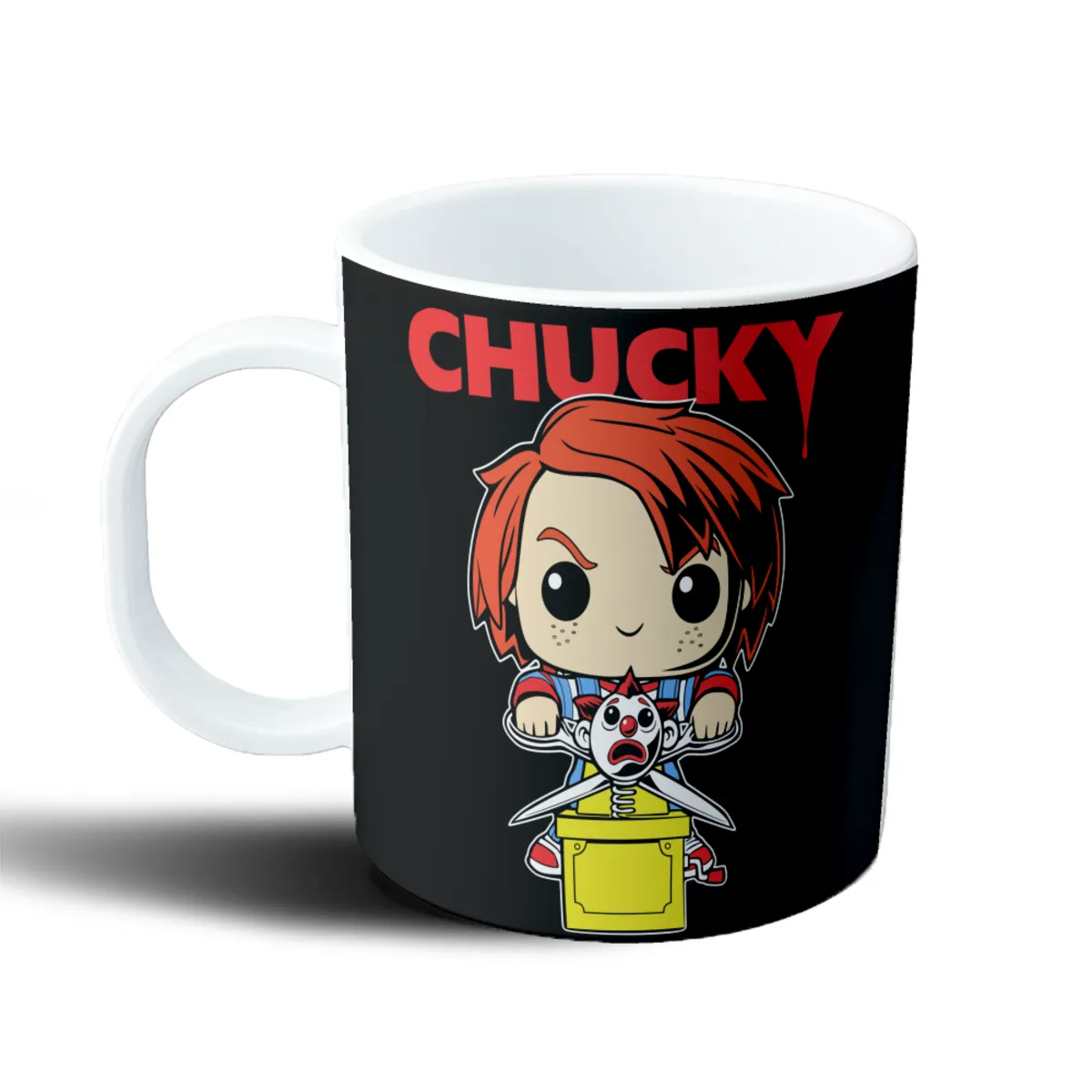 Taza de Plástico Chucky Chibi Muñeco Diabólico Caja Sorpresa - vista 2