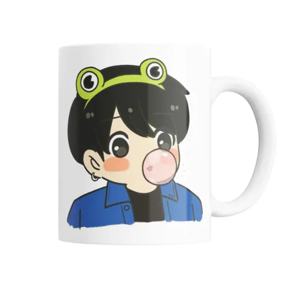 Taza de Cerámica BTS Chibi con Chicle
