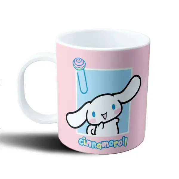 Taza de Plástico Cinnamoroll con Rollito de Canela