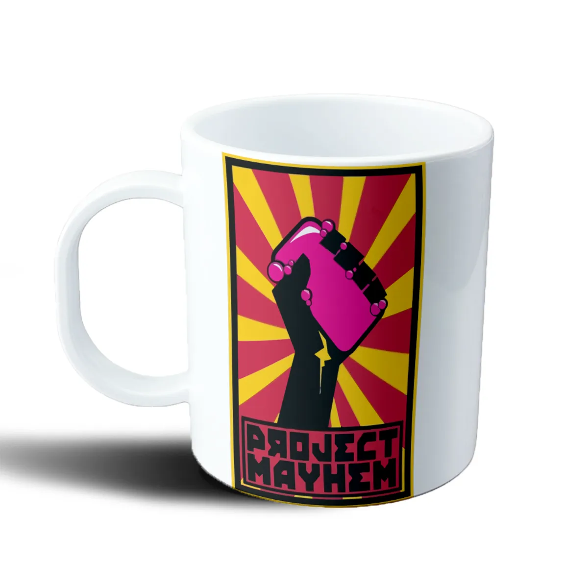 Taza de Plástico Club de la Pelea Project Mayhem - vista 2
