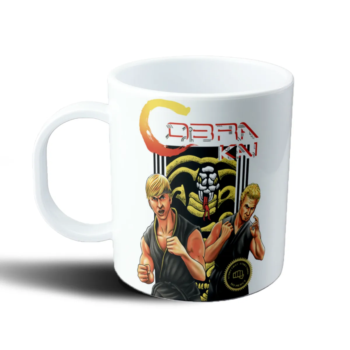 Taza de Plástico Cobra Kai Johnny y Daniel Karate Kid - vista 2