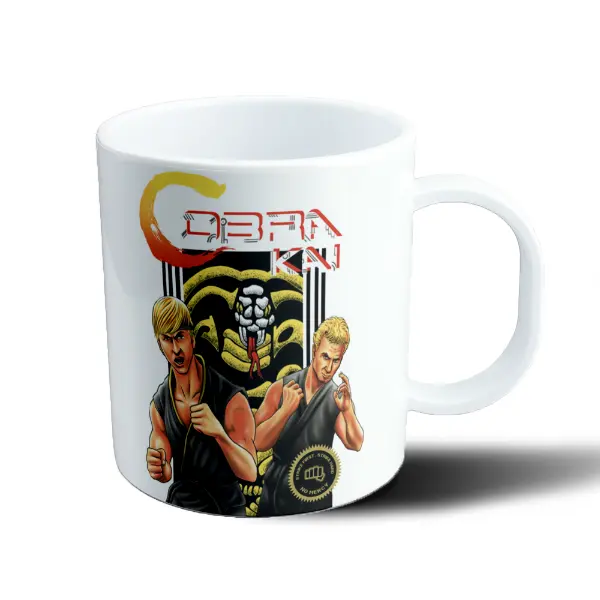Taza de Plástico Cobra Kai Johnny y Daniel Karate Kid