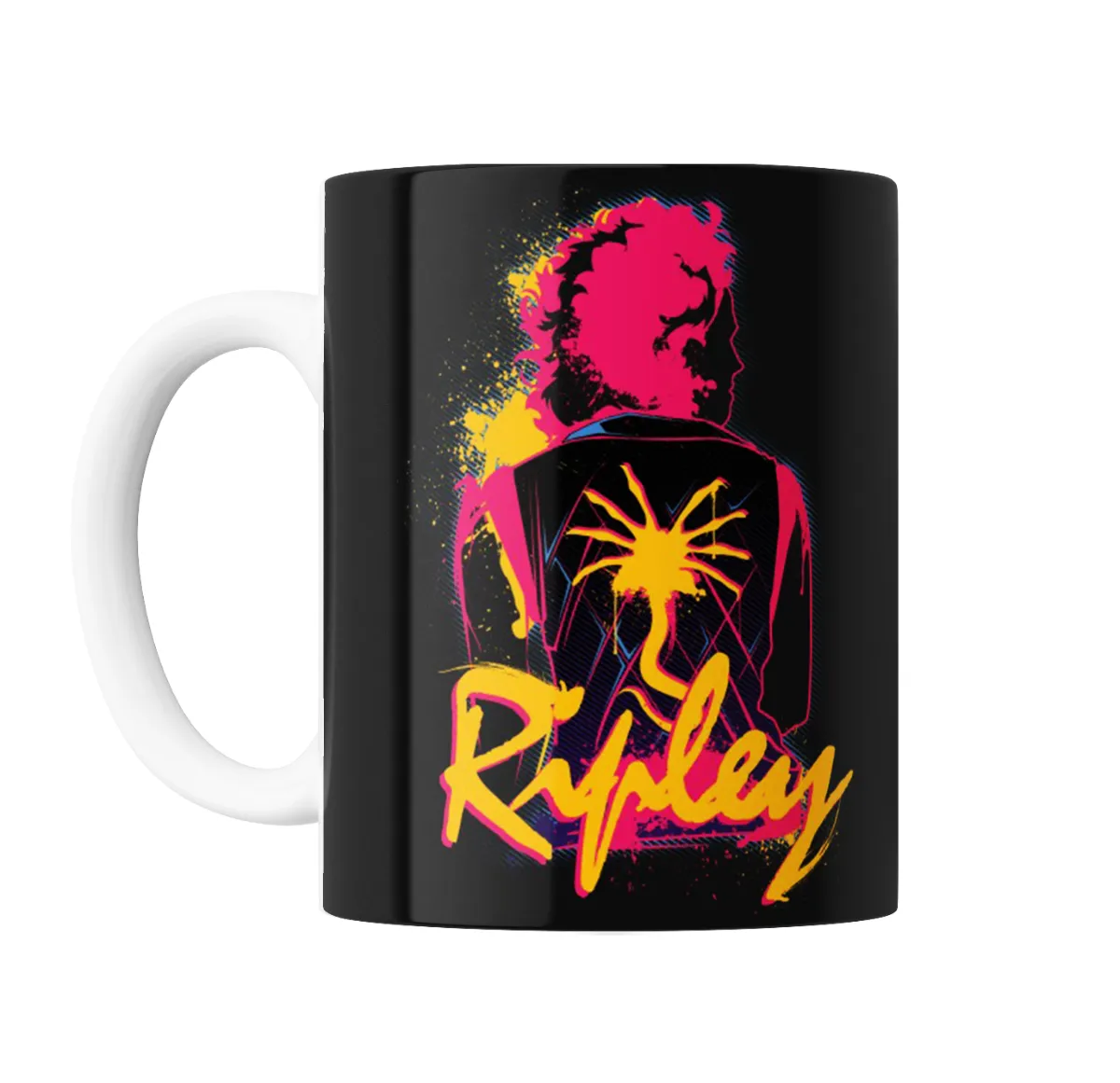 Taza de Cerámica Alien Ripley Neón - vista 2
