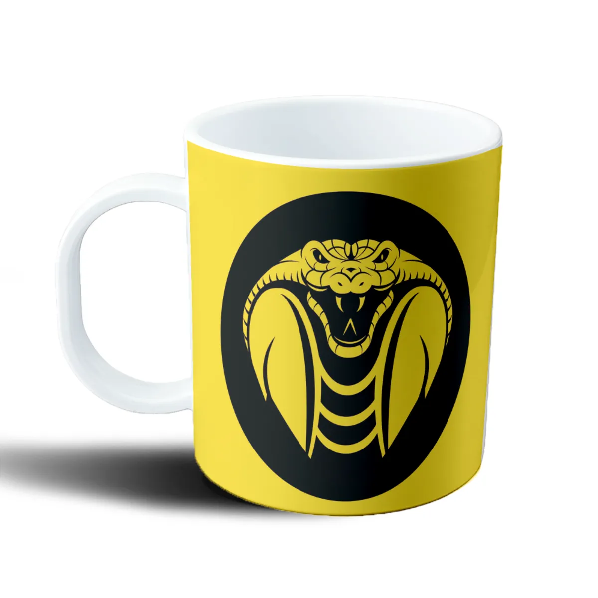 Taza de Plástico Cobra Kai Logo Amarillo - vista 2