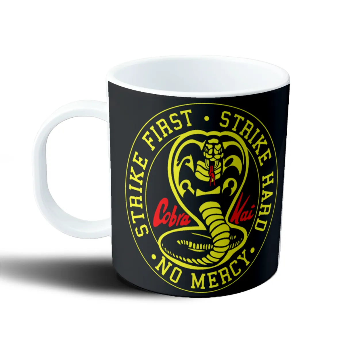 Taza de Plástico Cobra Kai Strike First Strike Hard No Mercy - vista 2