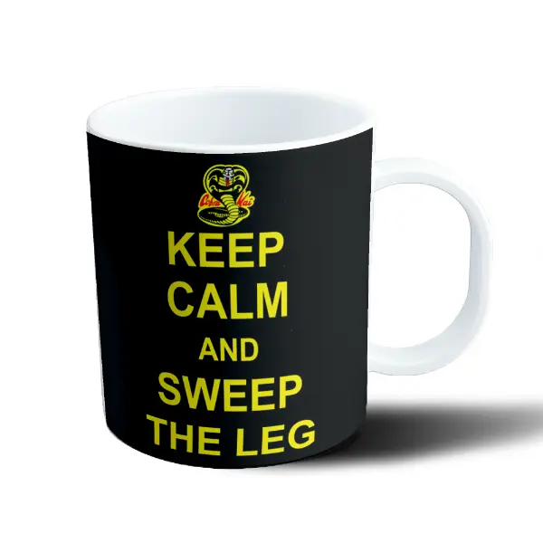 Taza de Plástico Cobra Kai Keep Calm and Sweep the Leg