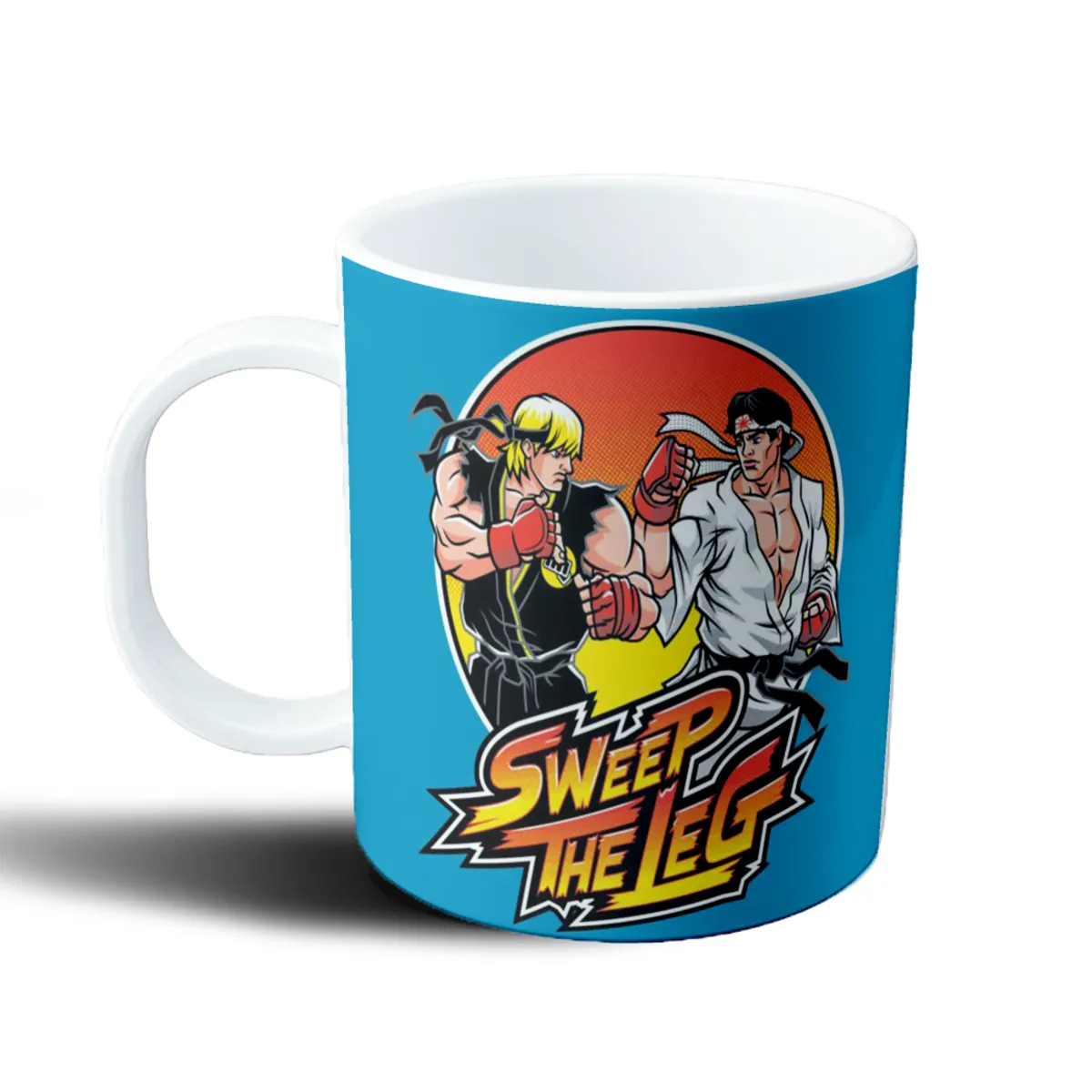Taza de Plástico Cobra Kai Johnny y Daniel Sweep the Leg - vista 2