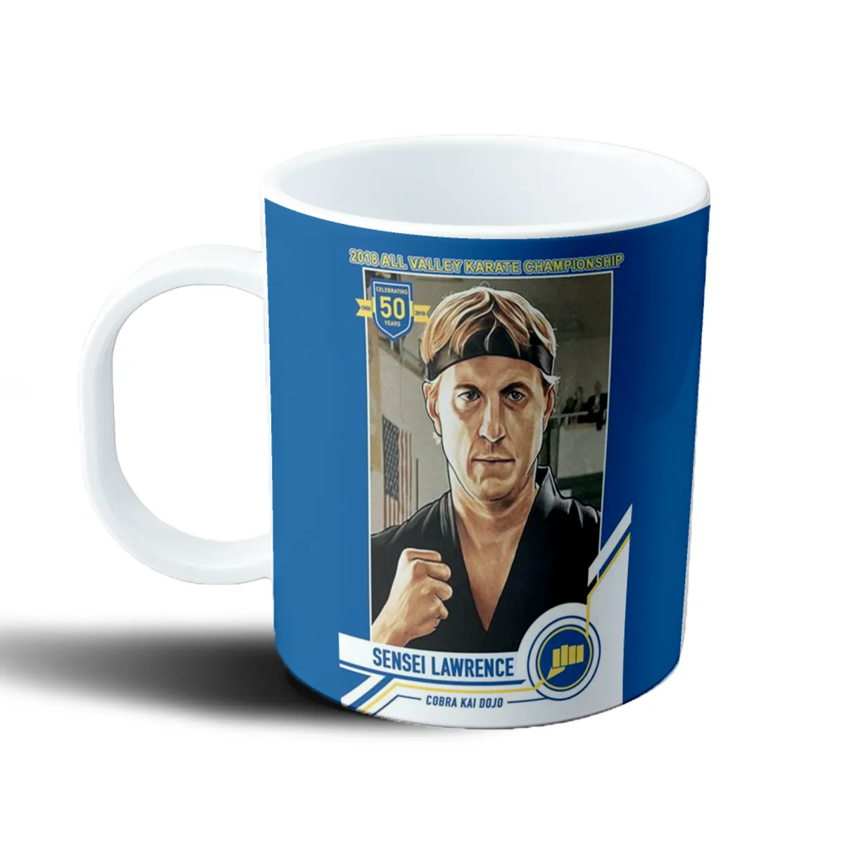 Taza de Plástico Cobra Kai Sensei Lawrence Cobra Kai Dojo - vista 2