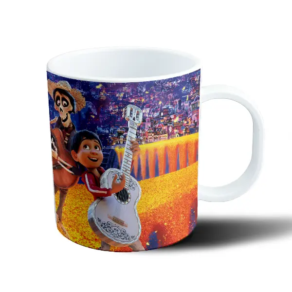 Taza de Plástico Coco Hector y Miguel Dia de Muertos