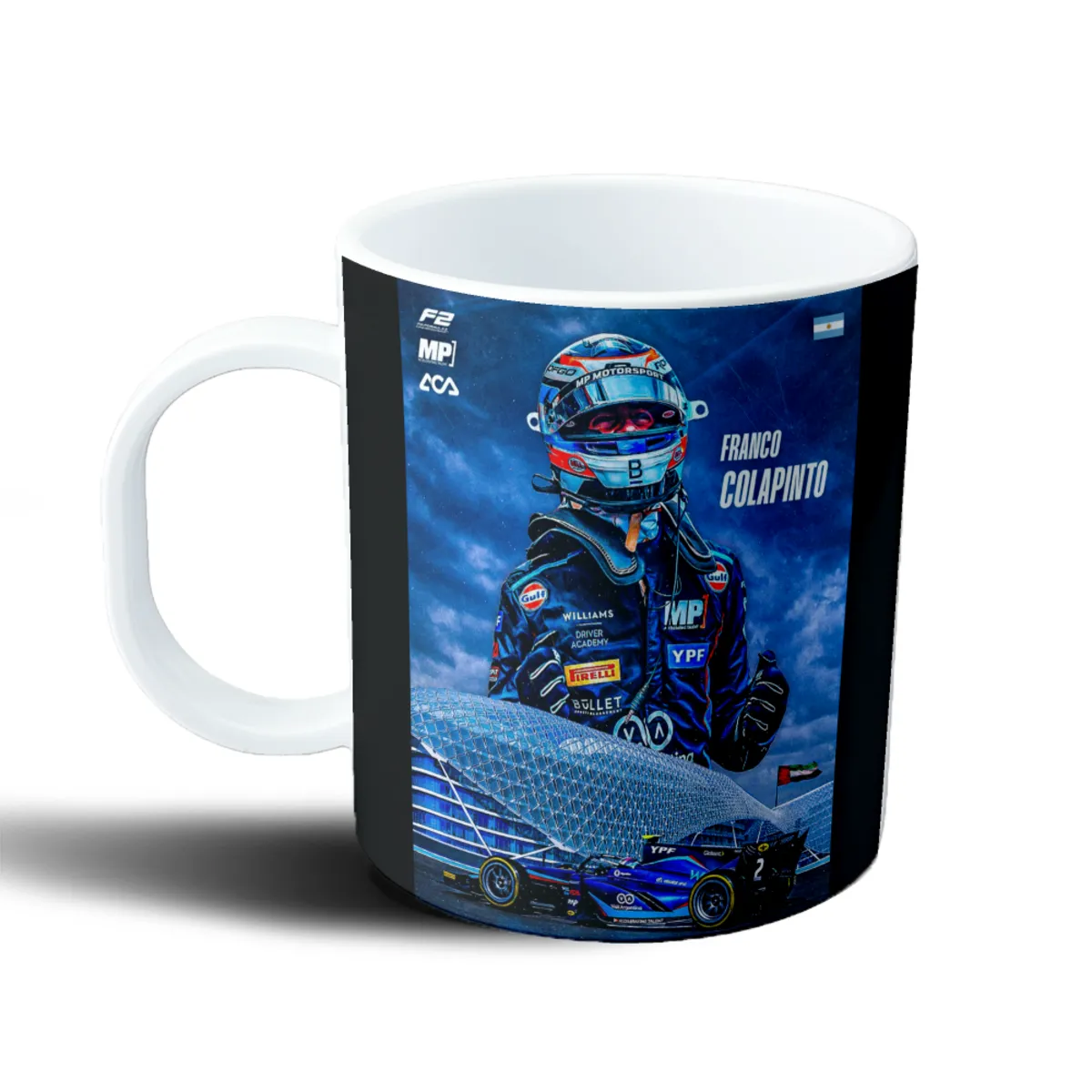Taza de Plástico Franco Colapinto F2 MP Motorsport - vista 2