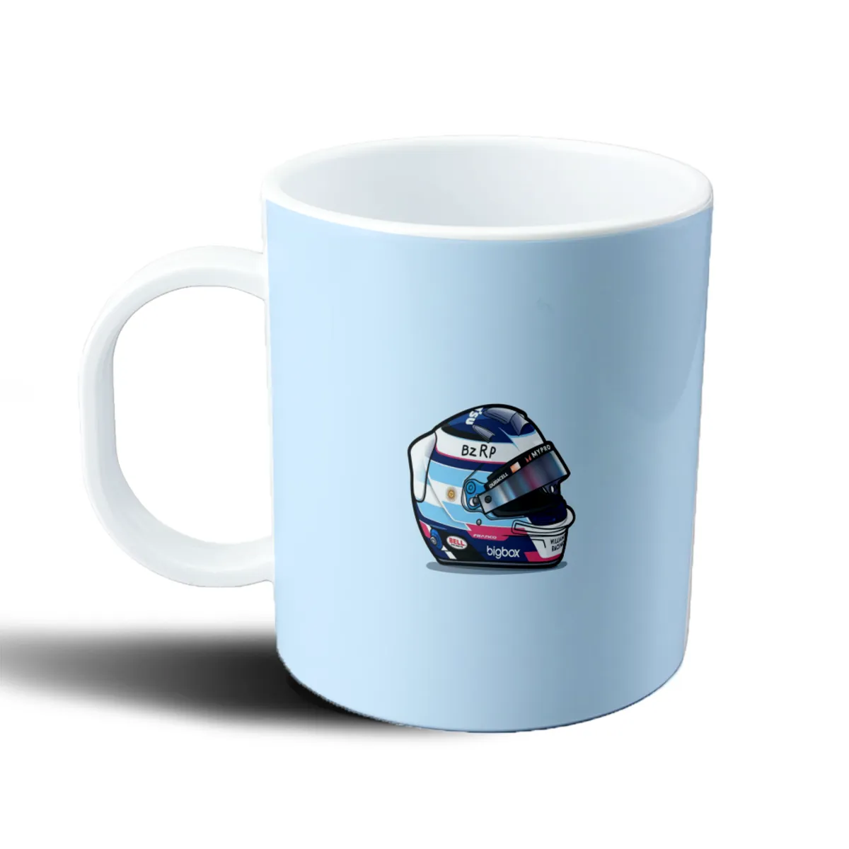 Taza de Plástico Colapinto Casco Argentina BzRp - vista 2