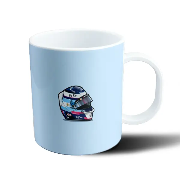 Taza de Plástico Colapinto Casco Argentina BzRp