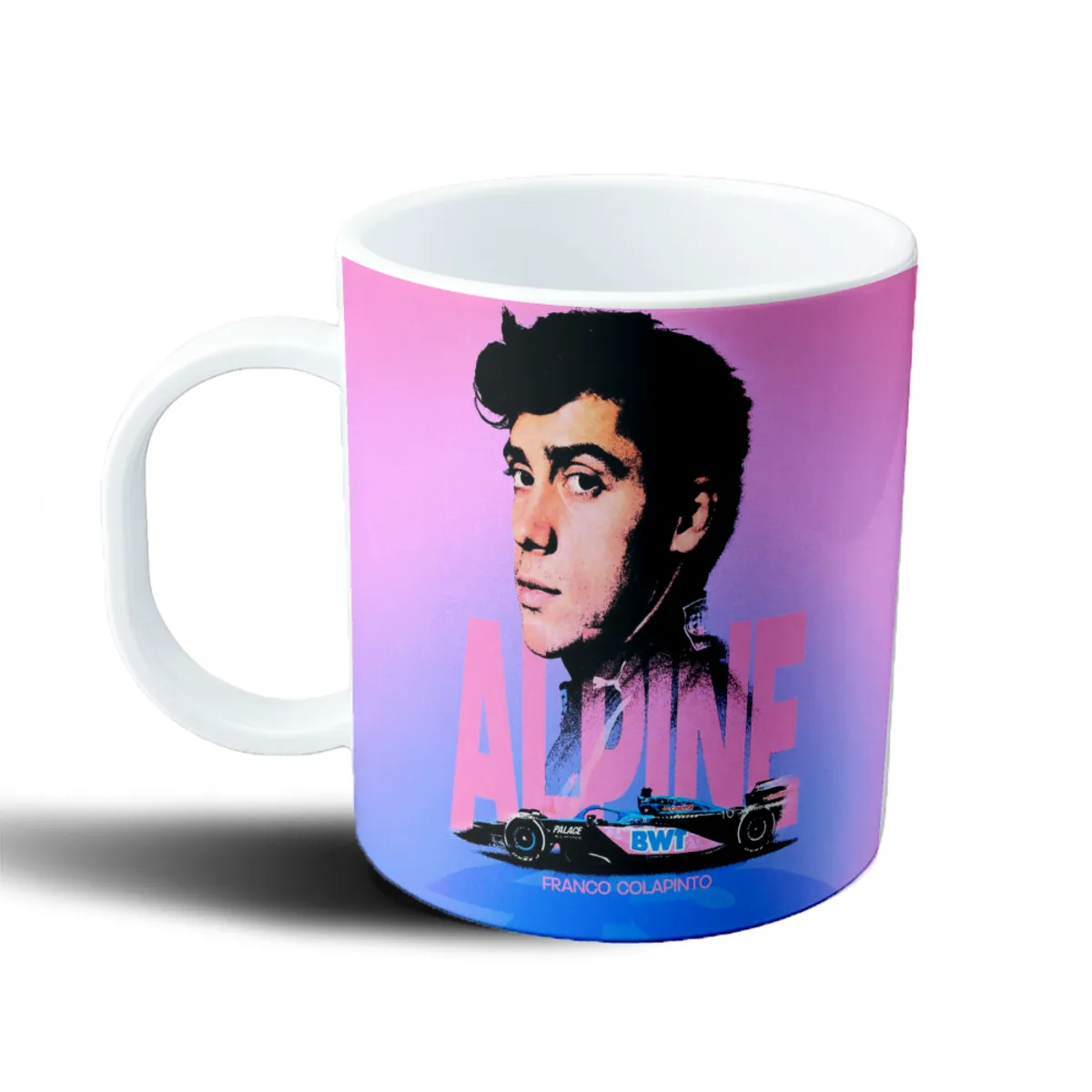 Taza de Plástico Colapinto Alpine F1 - vista 2