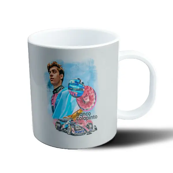 Taza de Plástico Colapinto Alpine F1 Auto