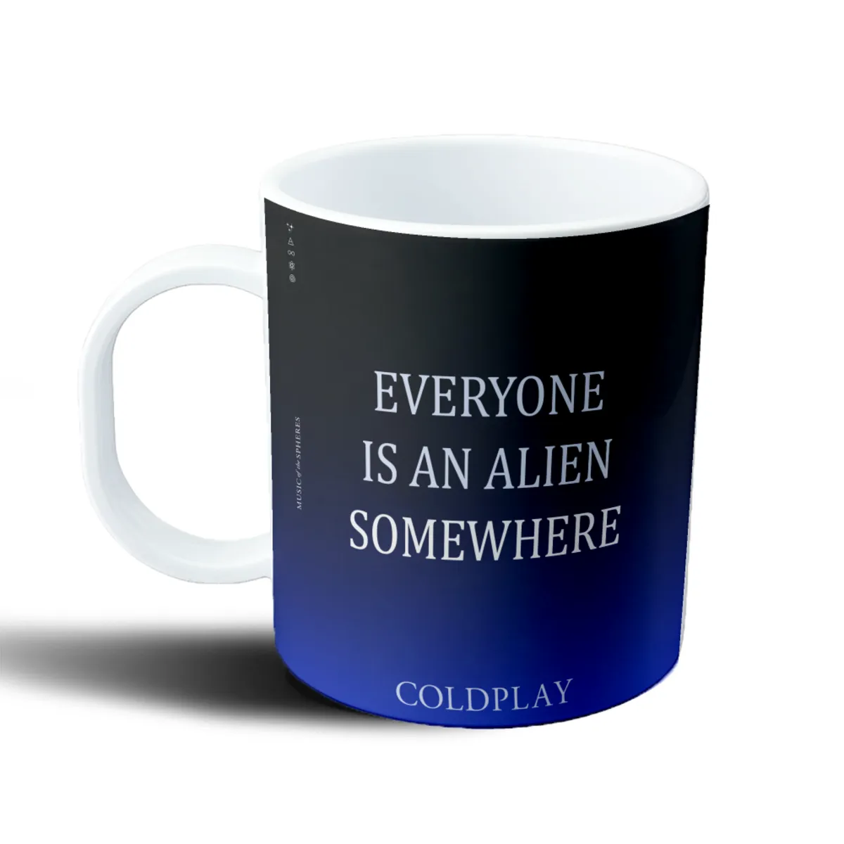Taza de Plástico Coldplay Everyone Is an Alien Somewhere - vista 2