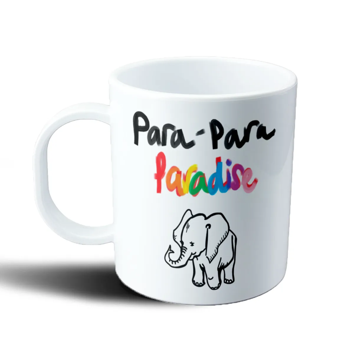 Taza de Plástico Coldplay Para Para Paradise Elefante - vista 2