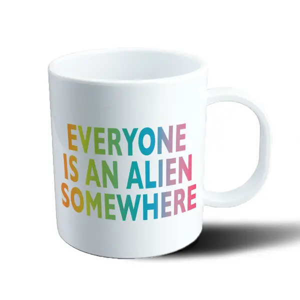 Taza de Plástico Coldplay Everyone Is an Alien Somewhere