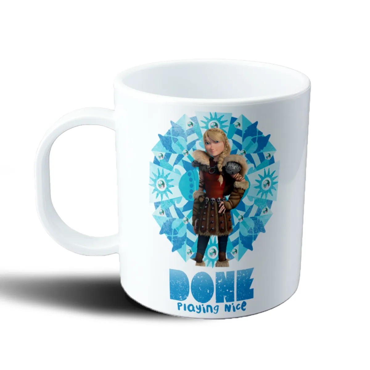 Taza de Plástico Como entrenar a tu Dragón Astrid Done Playing Nice - vista 2