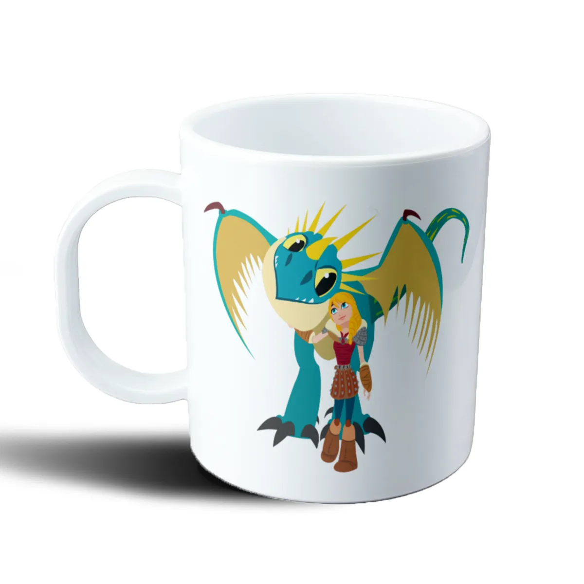 Taza de Plástico Como entrenar a tu Dragon Astrid y Stormfly - vista 2