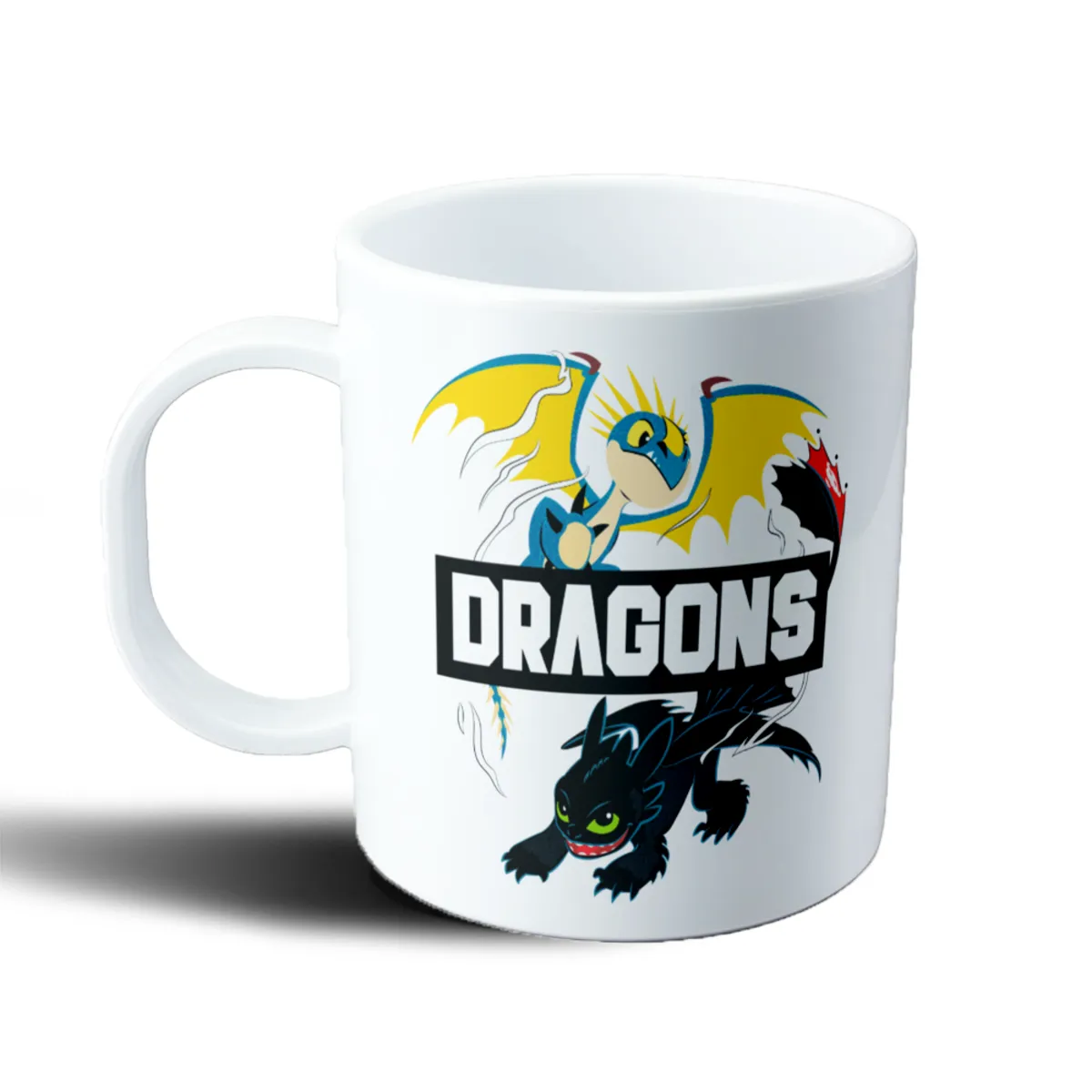 Taza de Plástico Como entrenar a tu Dragon Toothless y Stormfly - vista 2