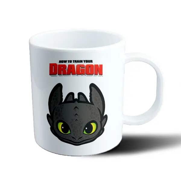 Taza de Plástico Como entrenar a tu Dragon Chimuelo