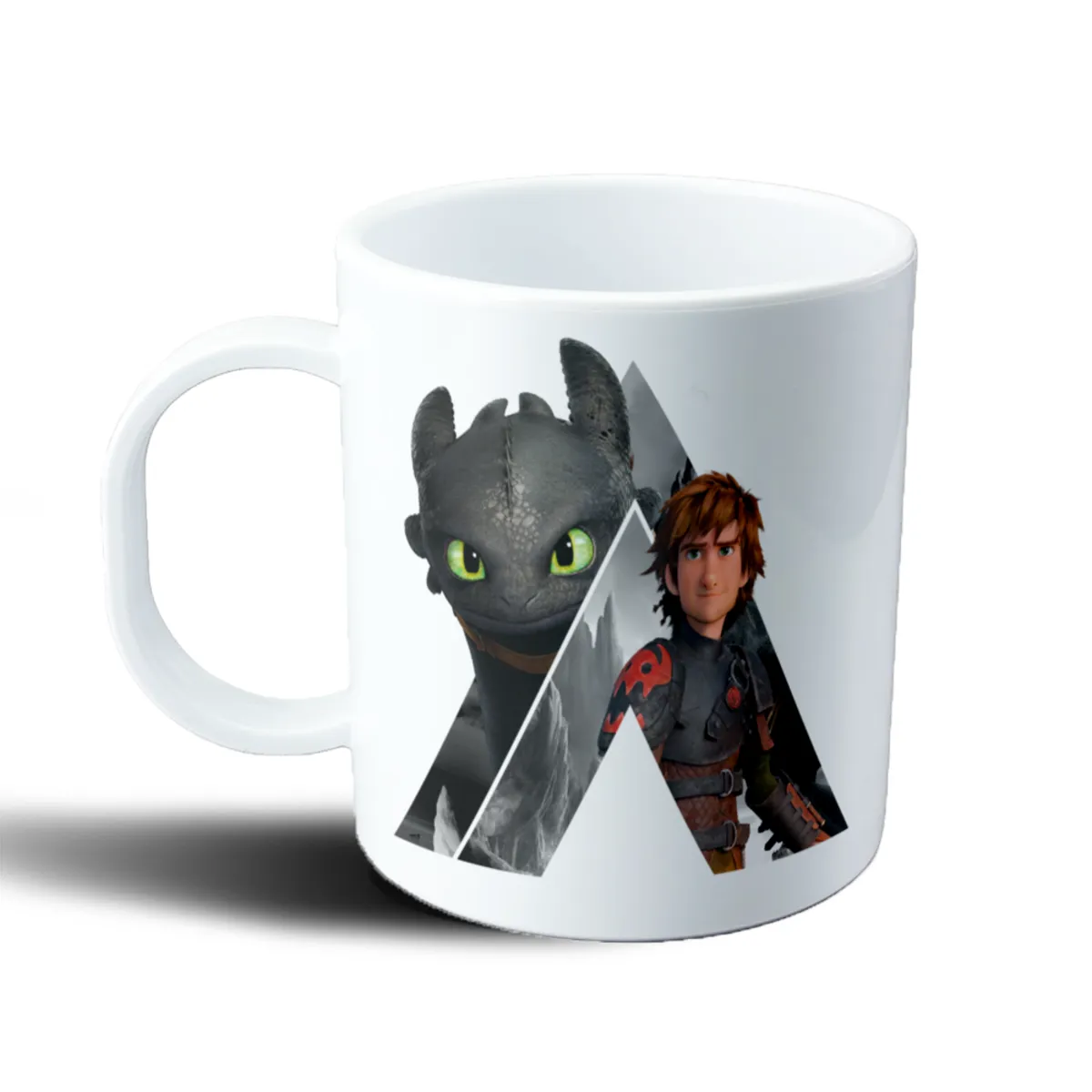 Taza de Plástico Como entrenar a tu Dragón Chimuelo e Hipo - vista 2