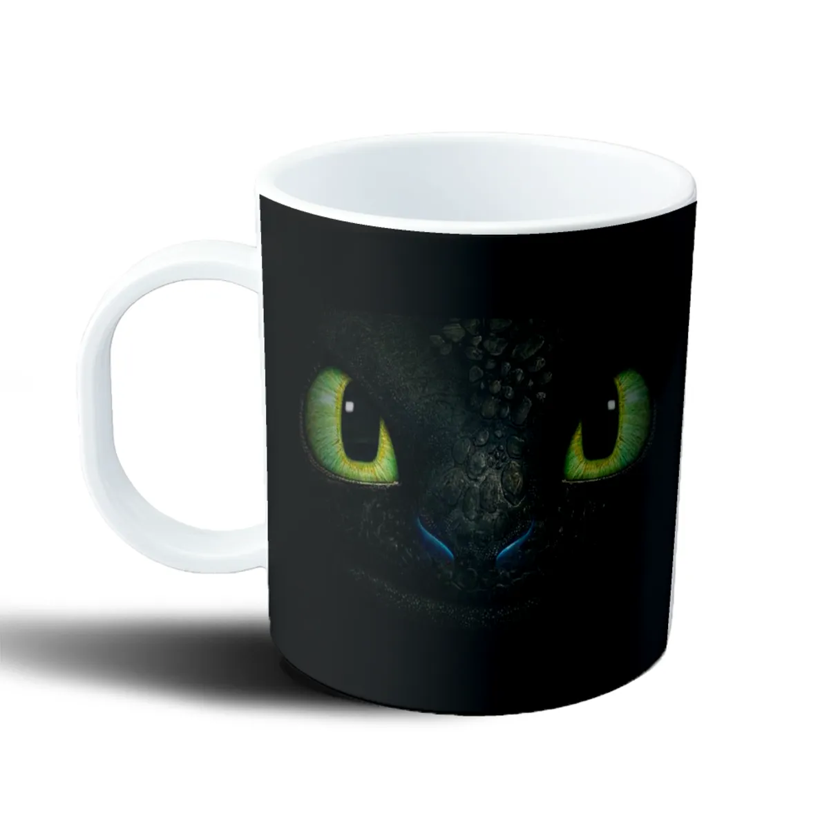 Taza de Plástico Como entrenar a tu Dragon Chimuelo Ojos Verdes - vista 2
