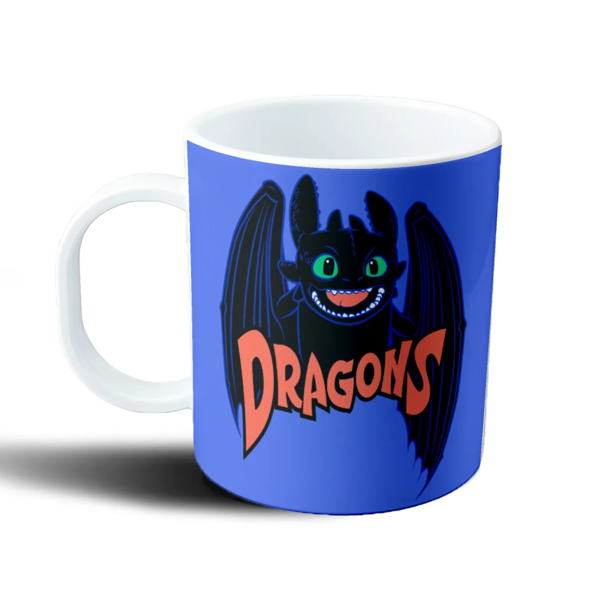 Taza de Plástico Como entrenar a tu Dragon Chimuelo Sonriendo - vista 2