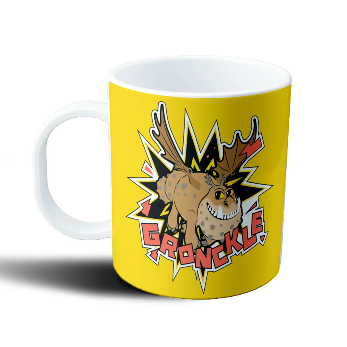 Taza de Plástico Como entrenar a tu Dragon Gronckle - vista 2