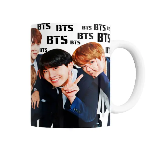 Taza de Cerámica BTS Foto Collage Integrantes
