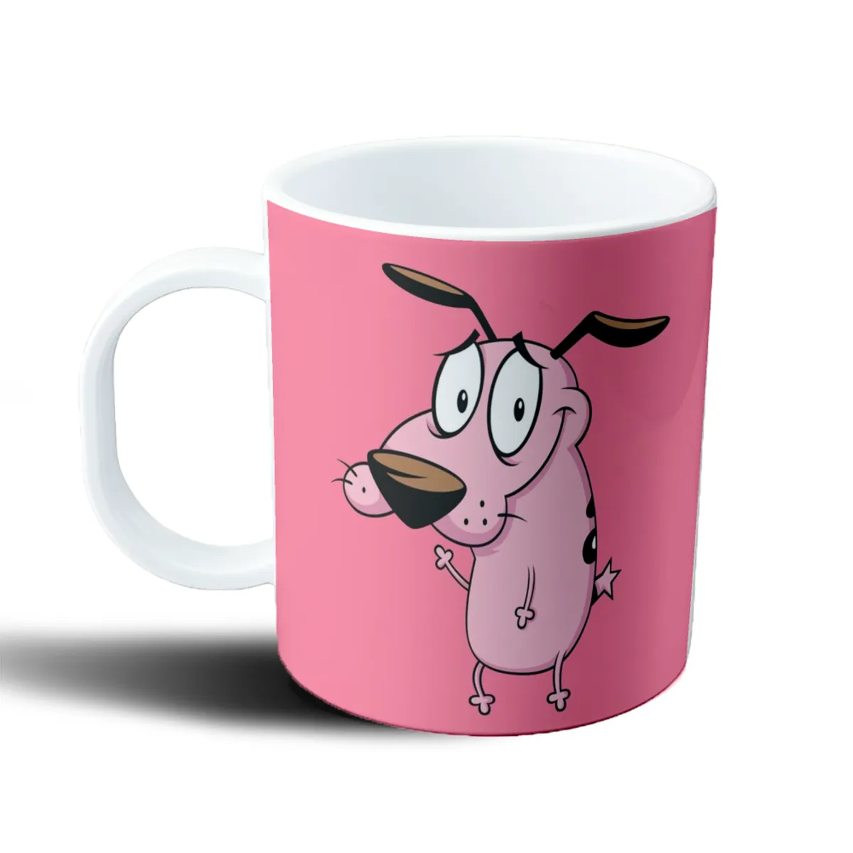 Taza de Plástico Coraje El Perro Cobarde - vista 2