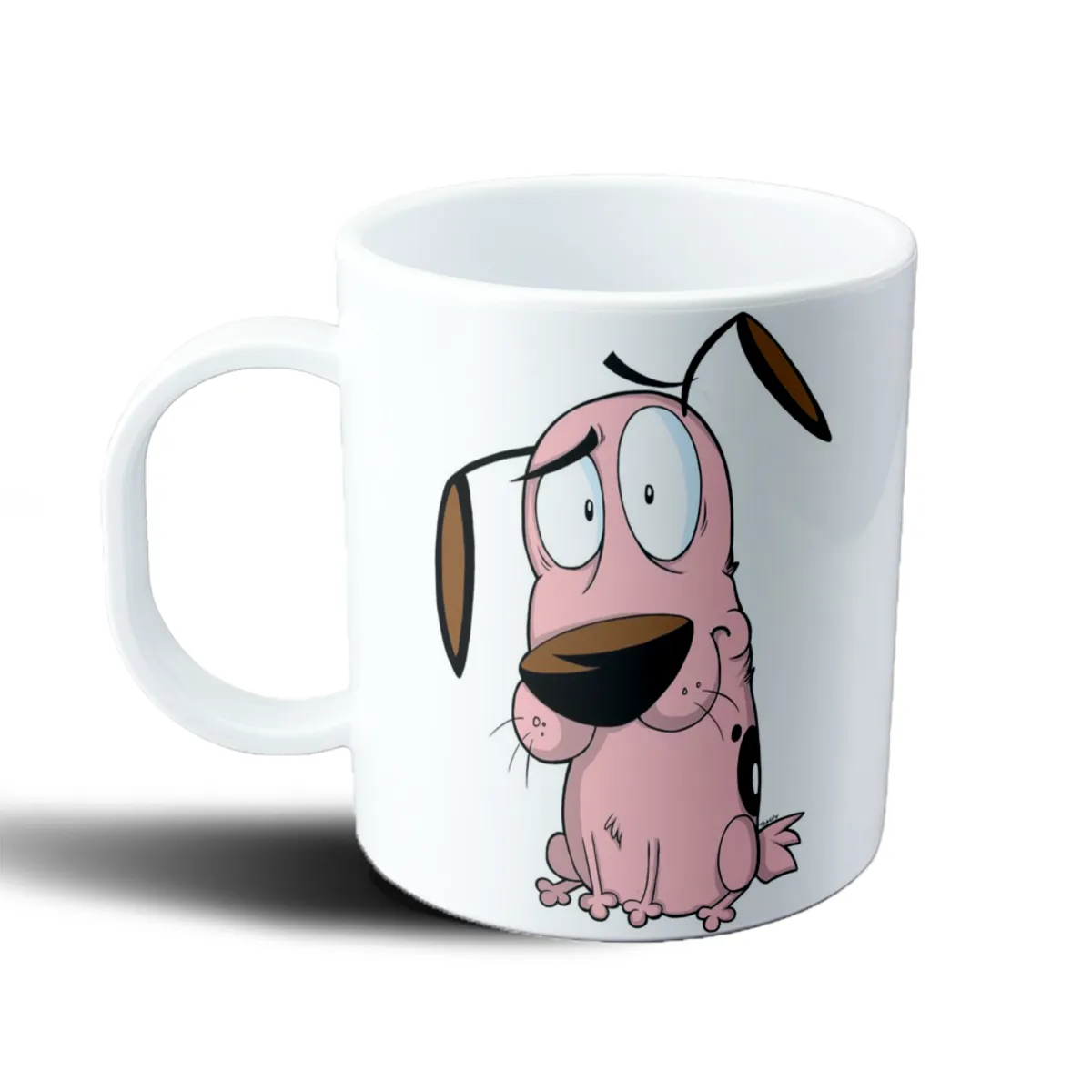 Taza de Plástico Coraje el Perro Cobarde - vista 2