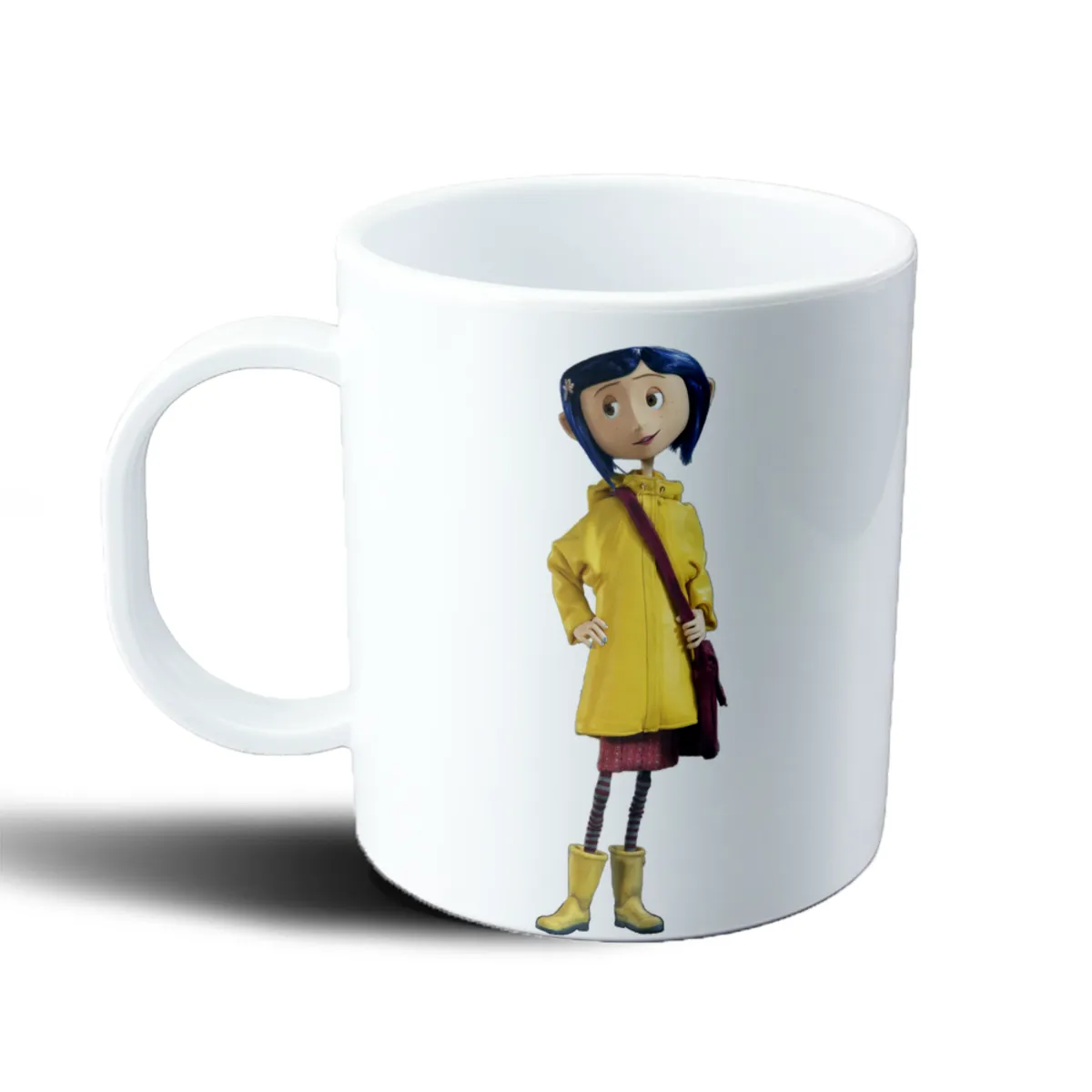 Taza de Plástico Coraline Impermeable Amarillo - vista 2