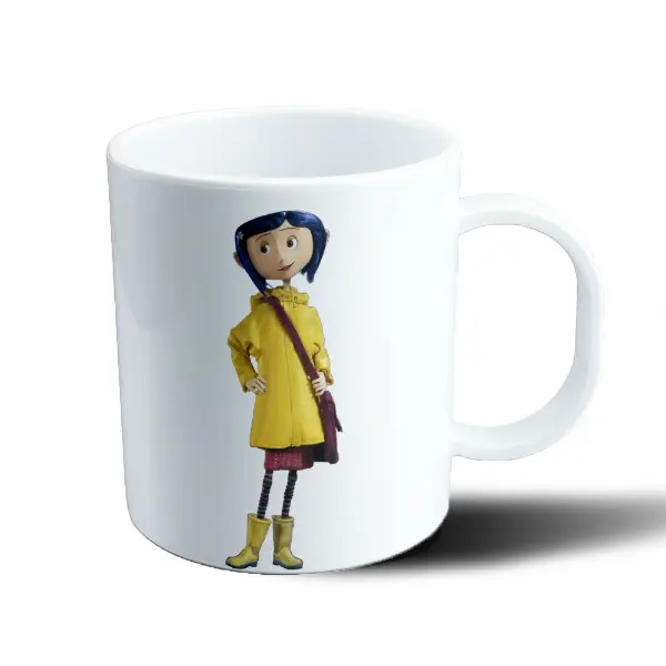 Taza de Plástico Coraline Impermeable Amarillo