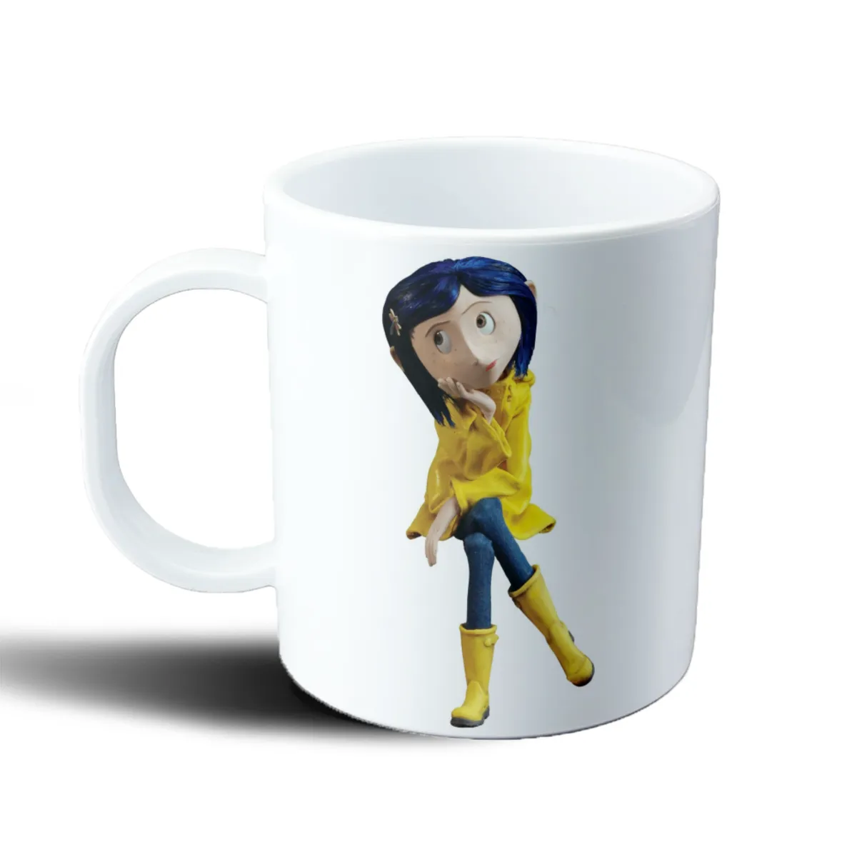 Taza de Plástico Coraline Impermeable Amarillo - vista 2