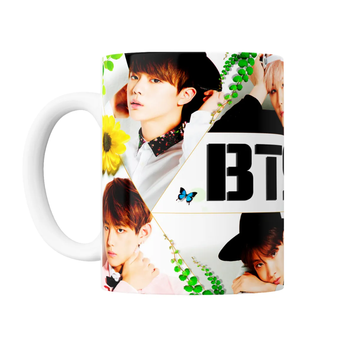 Taza de Cerámica BTS Logo y Fotos - vista 2
