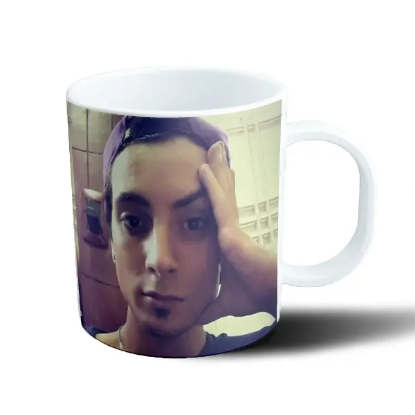 Taza de Plástico Coscu Gorra Violeta