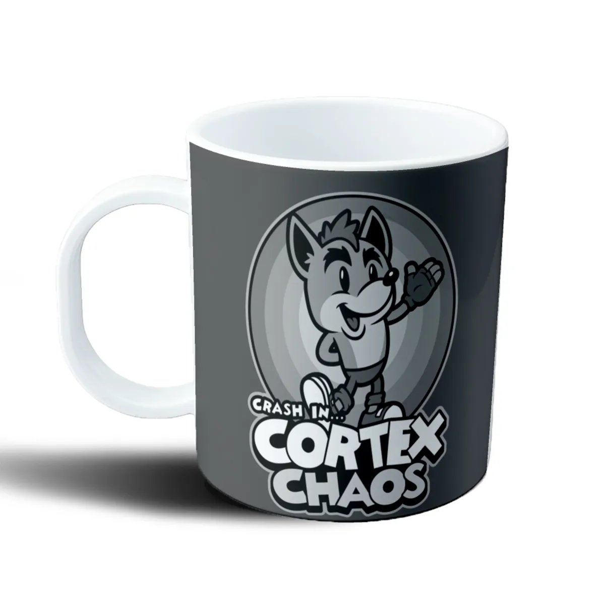 Taza de Plástico Crash Bandicoot Crash in Cortex Chaos - vista 2
