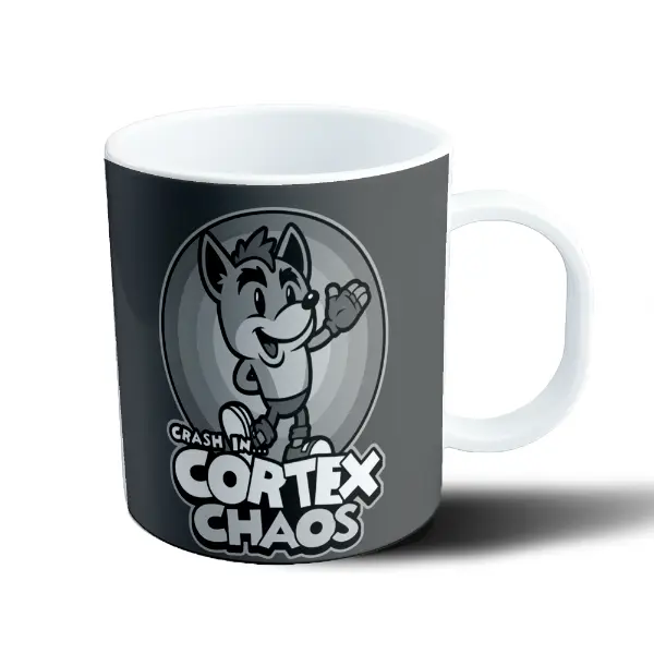 Taza de Plástico Crash Bandicoot Crash in Cortex Chaos