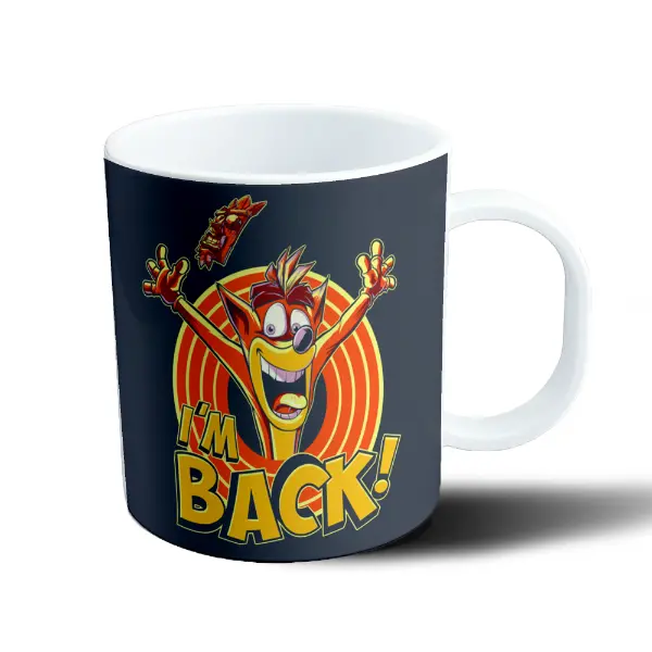Taza de Plástico Crash Bandicoot I'm Back