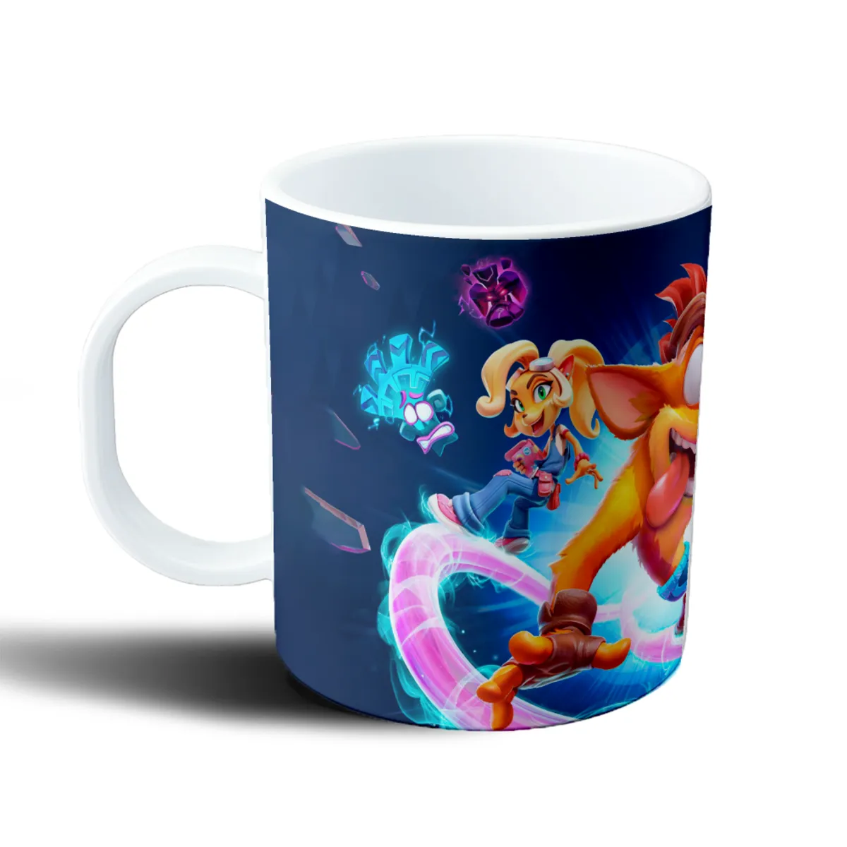 Taza de Plástico Crash Bandicoot Coco y Crash Carrera - vista 2