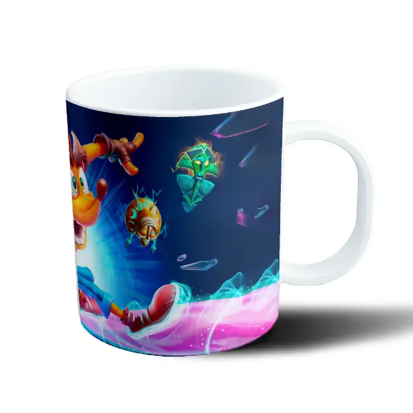 Taza de Plástico Crash Bandicoot Coco y Crash Carrera