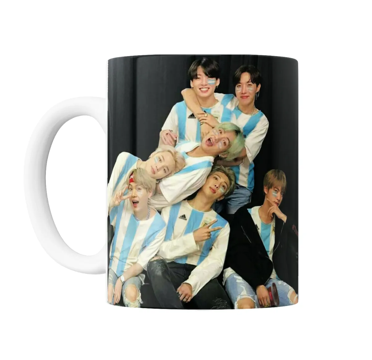 Taza de Cerámica BTS con camiseta de Argentina - vista 2