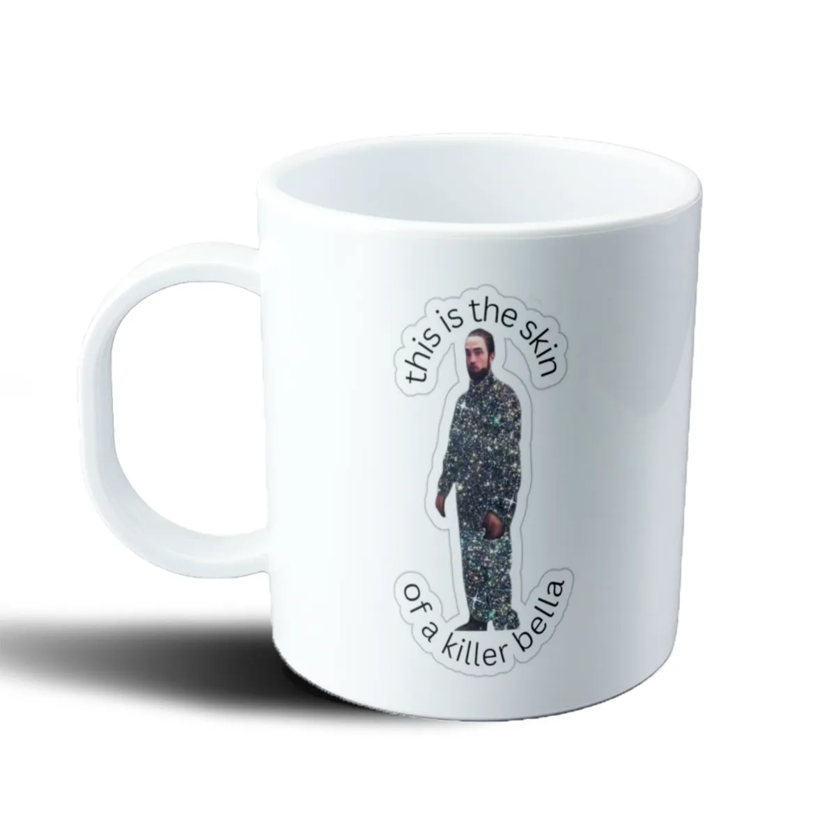 Taza de Plástico Crepusculo Killer Bella Meme Galaxia - vista 2