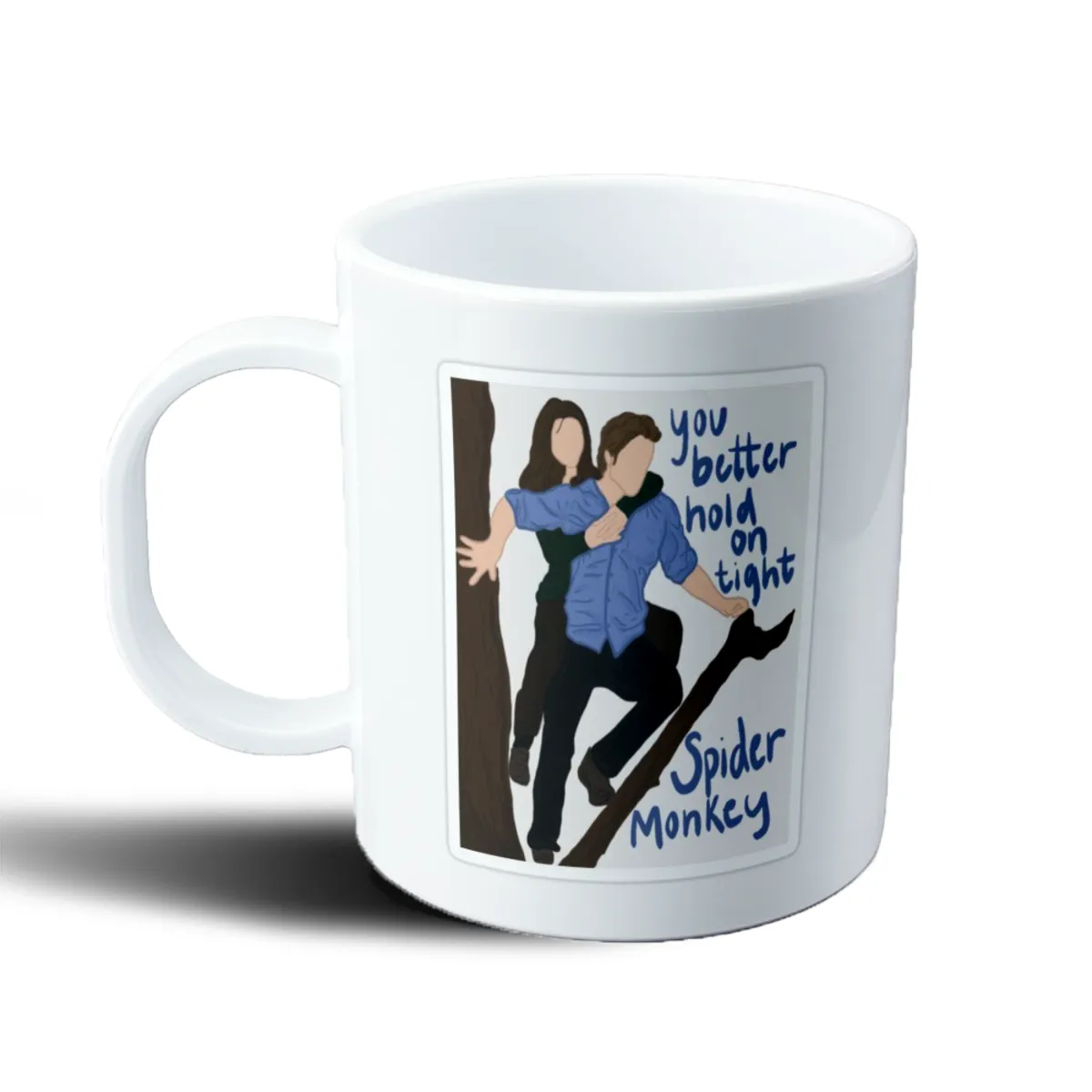 Taza de Plástico Crepúsculo Spider Monkey - vista 2
